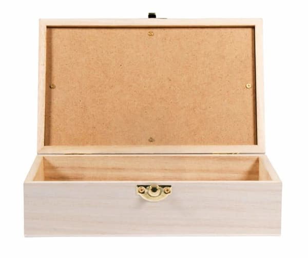 Bröst - Rayher koffert - 62945505 - trälåda med skaklock, FSC Mix Credit, natur,