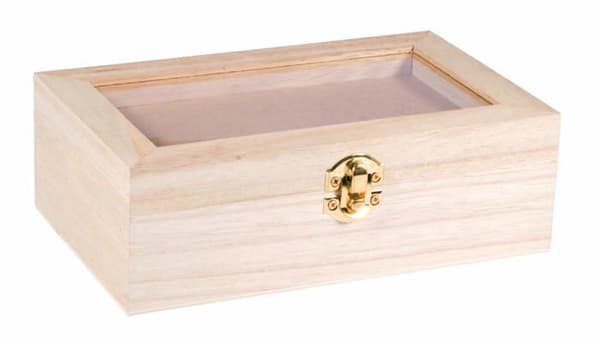 Bröst - Rayher koffert - 62945505 - trälåda med skaklock, FSC Mix Credit, natur,