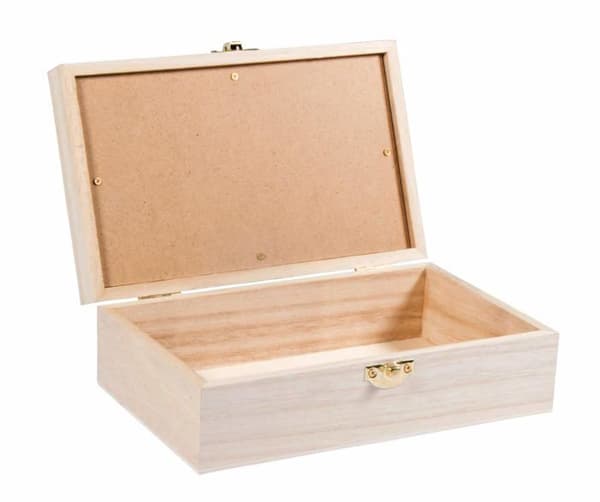 Bröst - Rayher koffert - 62945505 - trälåda med skaklock, FSC Mix Credit, natur,