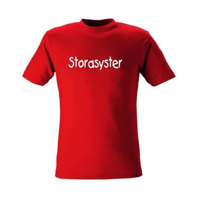 T-shirt med tryck Storasyster