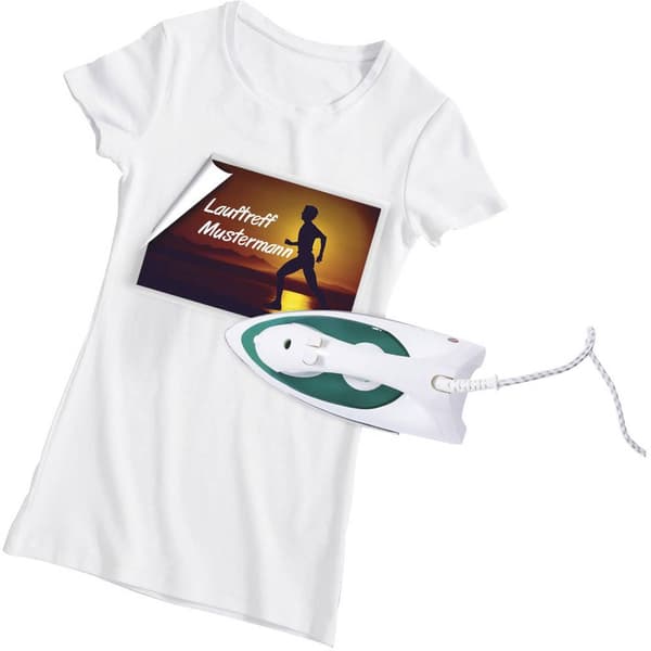 Avery-Zweckform My Design T-Shirt MD1001 Textilfolie bläckstråle DIN A4 för ljusa textilier, Optimerad för bläckstråles