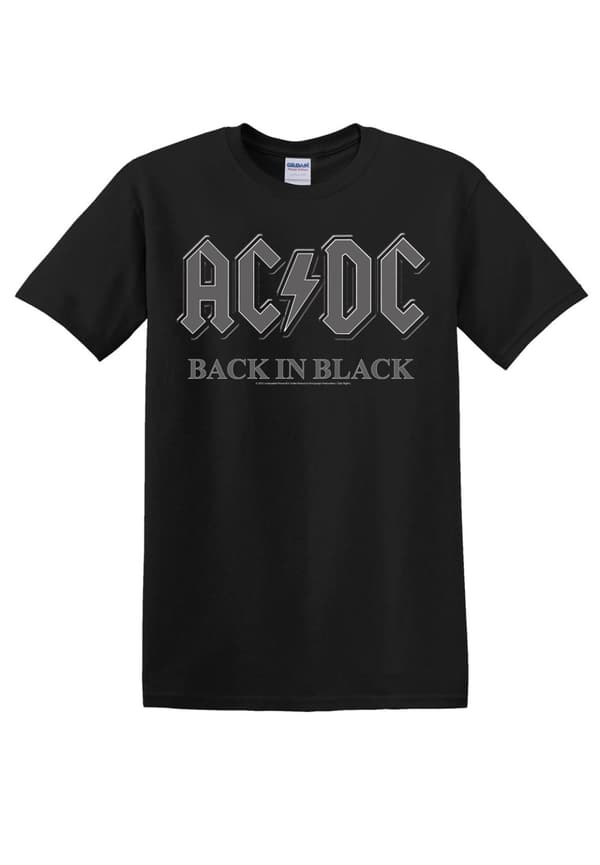 AC/DC Back in Black T-Paita
