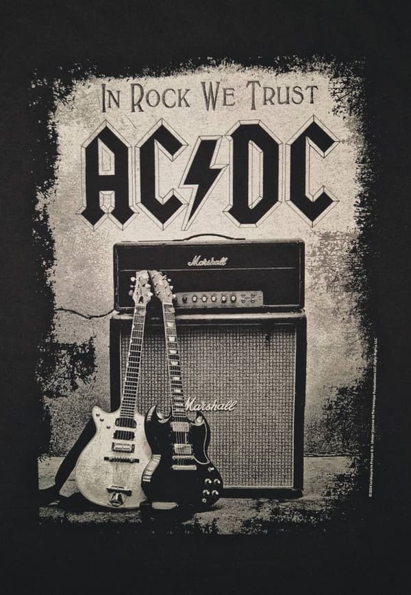 AC/DC In rock we trust t-shirt