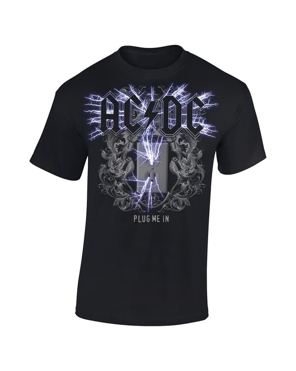 AC/DC  Plug me in mens t-shirt