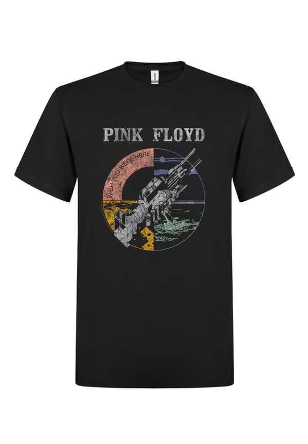 Pink Floyd - Pink Floyd - Wish you were Distressed t-shirt Sort Small