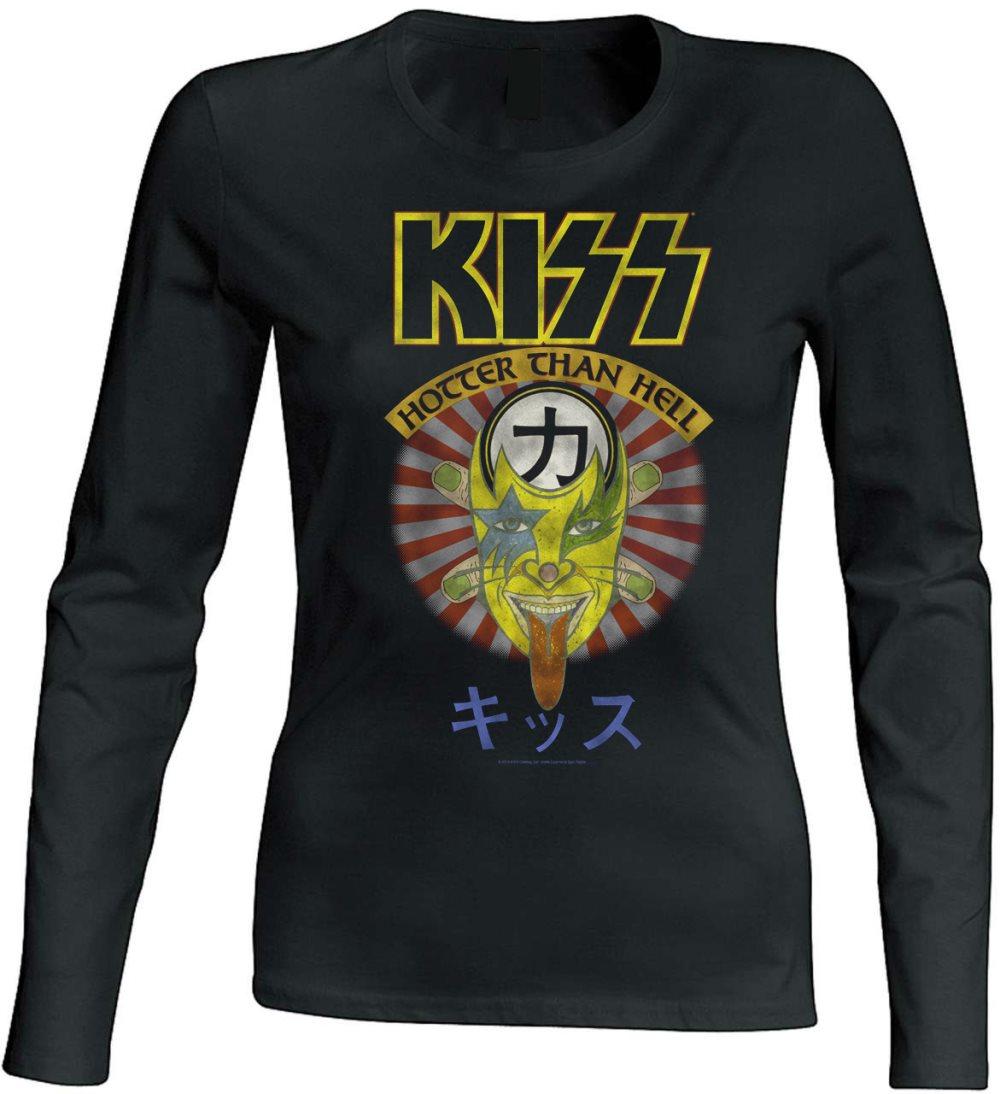 Kiss -Hotter Than Hell women longsleeve t-shirt