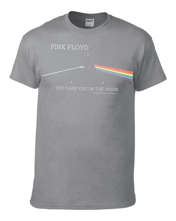 Pink Floyd - Dark side of the moon Album Storm Grey t-shirt
