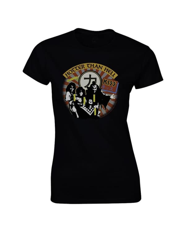 Kiss - Hotter than Hell Naisten T-Paita