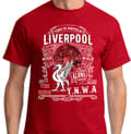 Miniatyrbild 2 av 4: Liverpool vintage stil t-shirt - YNWA
