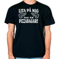 Miniatyrbild 3 av 6: Pizzabagare T-shirt  - Lita på mig jag är pizzabagare