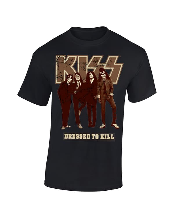 Kiss Dressed To Kill   T-shirt til børn