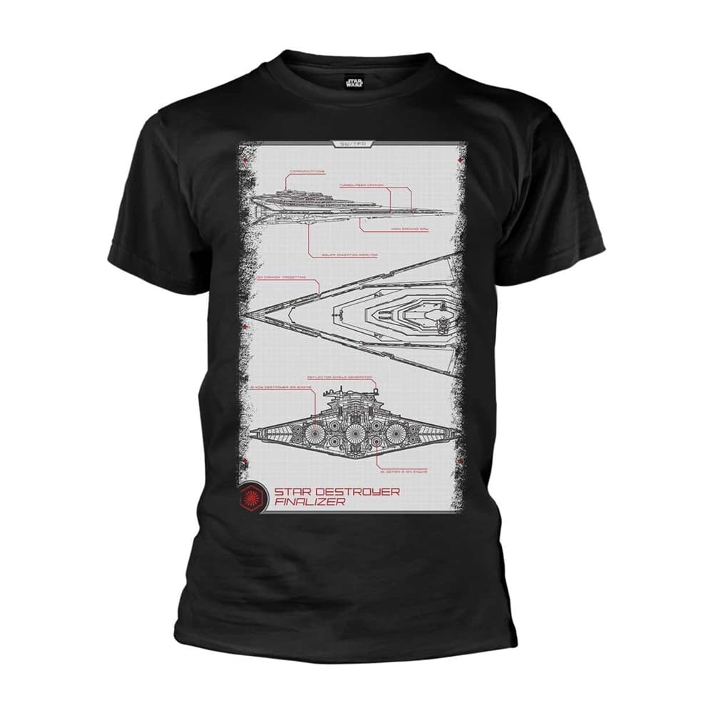 Star Wars The Force Awakens Star Destroyer Manual T-Shirt