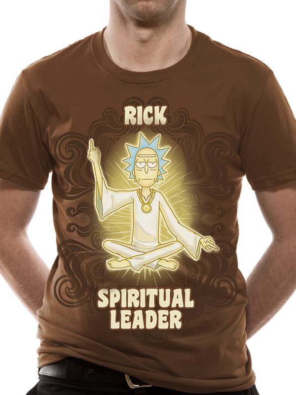 RICK AND MORTY - SPIRITUAL LEADER (UNISEX) T-Paita