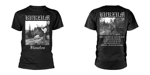 BURZUM - T-SHIRT, FILOSOFEM 2018 S