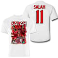 Miniatyrbild 2 av 3: Salah Liverpool t-shirt med tryck fram & bak sportströja YNWA
