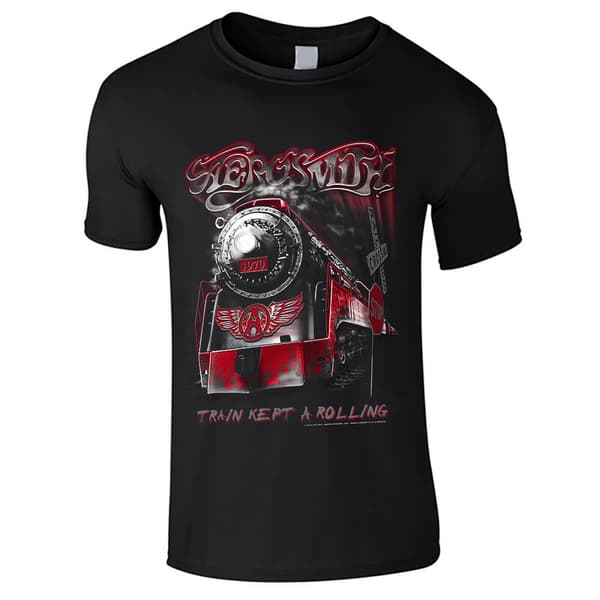 Aerosmith - Train kept a going  T-shirt til børn