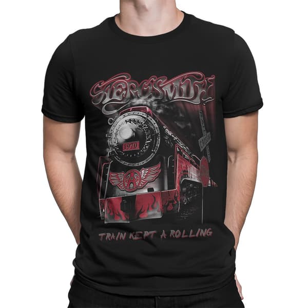 Aerosmith - Train kept a going   T-Paita