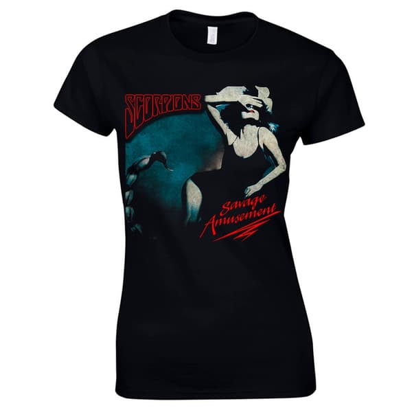 Scorpions- Savage Amusement   Naisten T-Paita