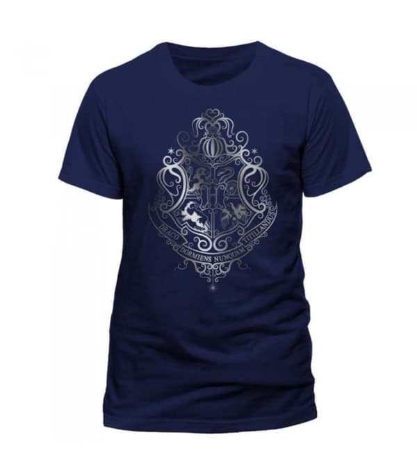 Harry Potter - Silver Foil Crest  T-Paita