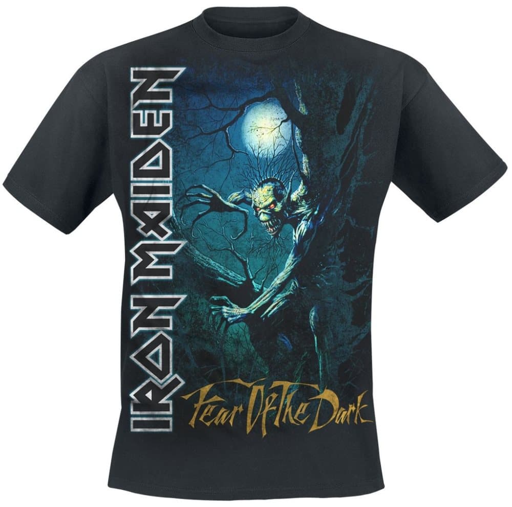 Iron Maiden Fear of the Dark Tree Sprite T-Paita