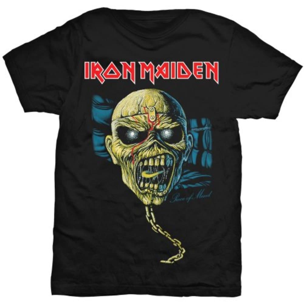 Iron Maiden Piece of Mind Skull T-Paita