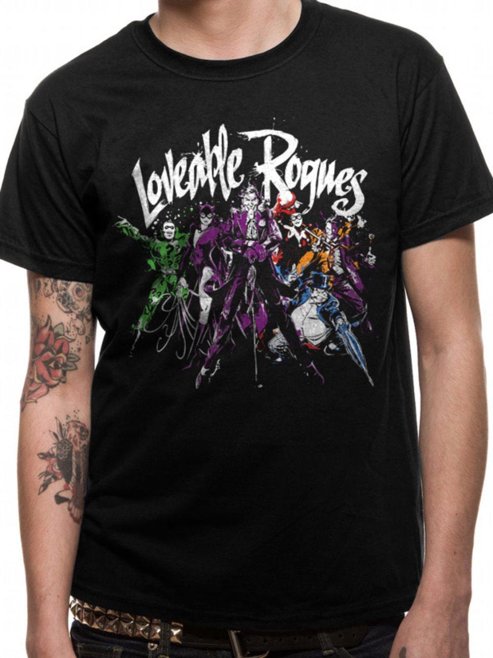 DC Comics Batman - Loveable Rogues T-Paita