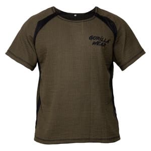 Augustine Old School Work Out Top, army green, Gorilla Wear