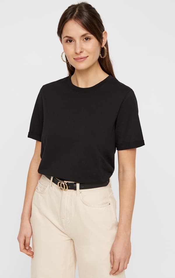 Pieces - pcRia Fold Up Tee