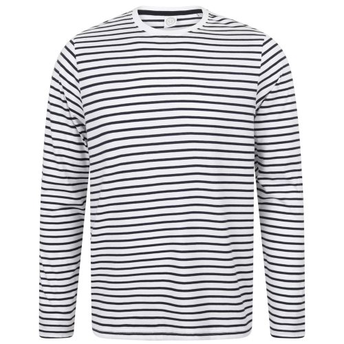 Bild av Skinni Fit Unisex långärmad randig T-shirt