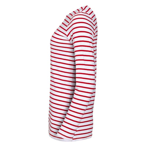 SOLS Womens/Ladies Marine Long Sleeve Stripe T-Shirt
