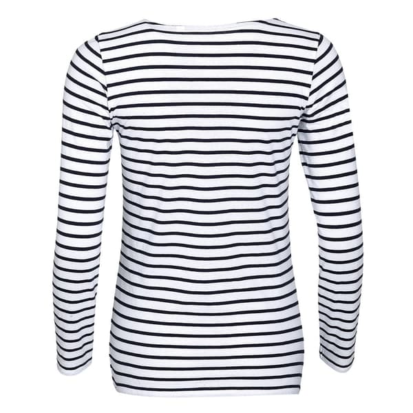 SOLS Womens/Ladies Marine Long Sleeve Stripe T-Shirt
