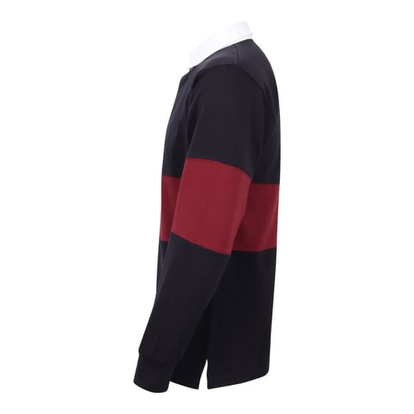 Front Row Adults Unisex Panelled Tag Free Rugby Shirt