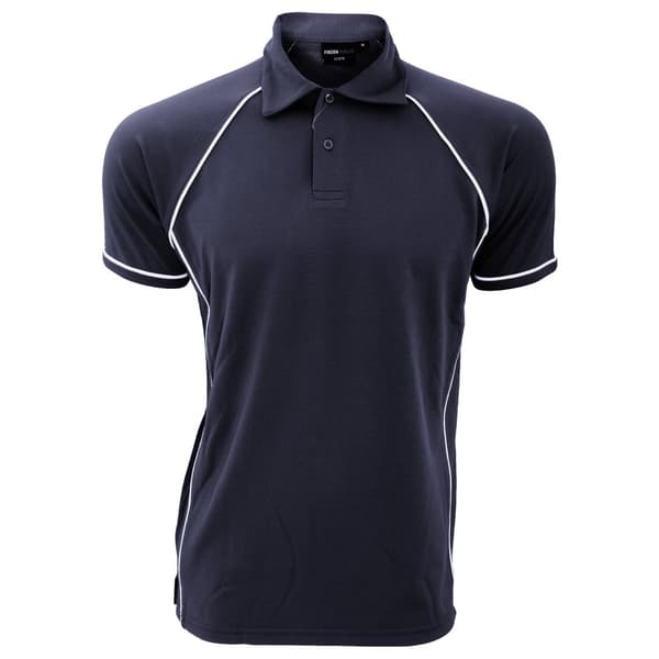 Finden & Hales Polo shirt för män med pipad prestanda för sport