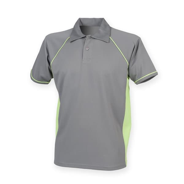 Finden & Hales Polo shirt för män med pipad prestanda för sport