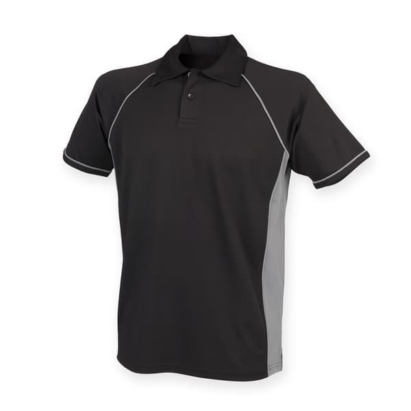Finden & Hales Polo shirt för män med pipad prestanda för sport