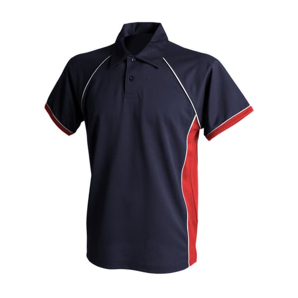 Finden & Hales Polo shirt för män med pipad prestanda för sport