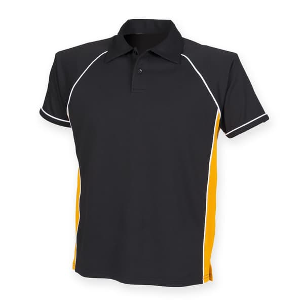 Finden & Hales Polo shirt för män med pipad prestanda för sport