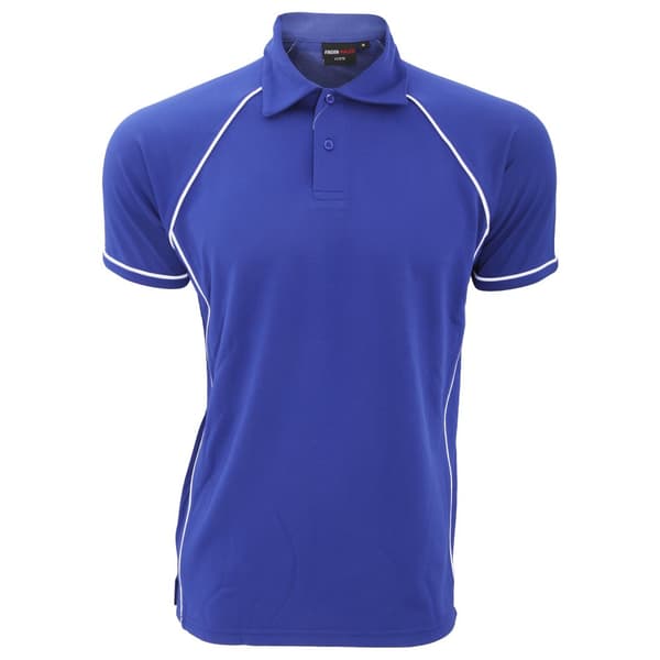 Finden & Hales Polo shirt för män med pipad prestanda för sport