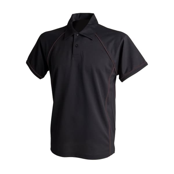 Finden & Hales Polo shirt för män med pipad prestanda för sport