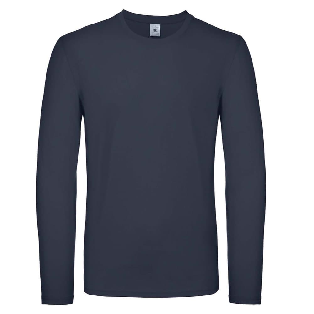 B&C Mens #E150 långärmad T-shirt