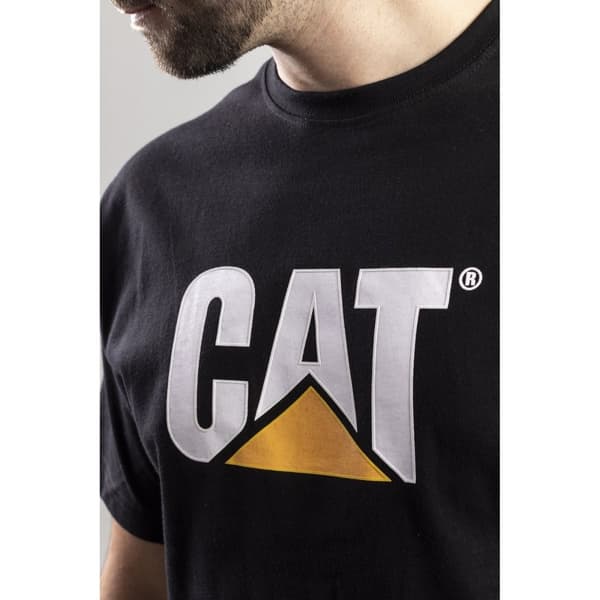 Caterpillar Kortærmet T-shirt med TM-logo til mænd