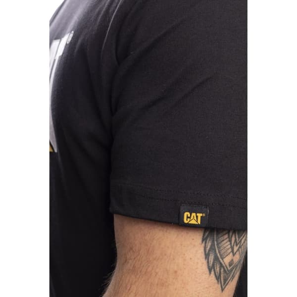 Caterpillar Kortærmet T-shirt med TM-logo til mænd