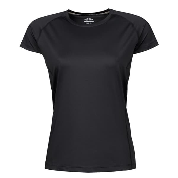 Tee Jays Cool Dry kortærmet T-shirt med korte ærmer til kvinder/damer