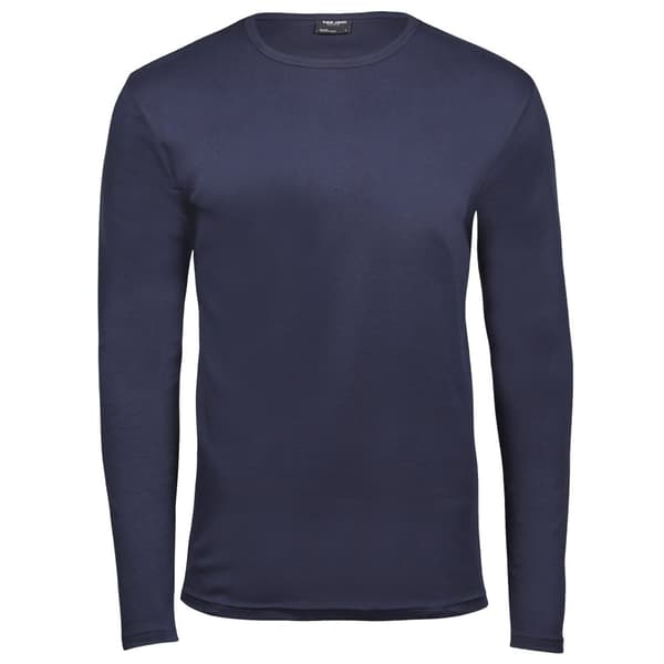 Tee Jays Interlock långärmad T-shirt för män