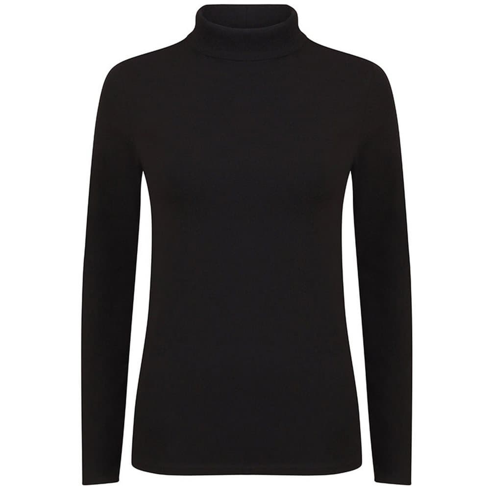 Skinni Fit Womens/Ladies Feel Good Roll Neck långärmad topp