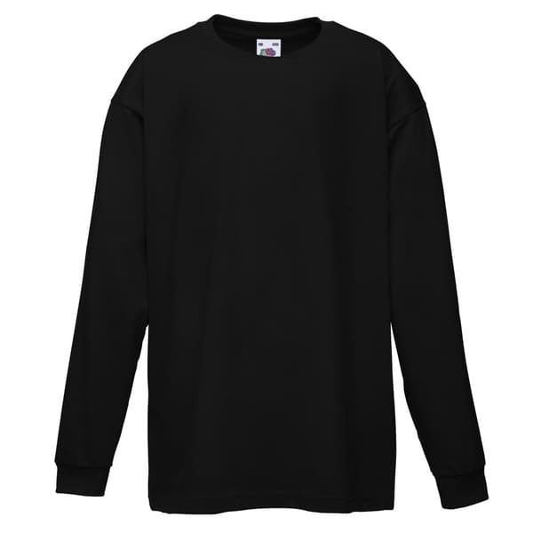 Fruit of the Loom Langærmet T-shirt med lange ærmer til børn (pakke med 2 stk.)