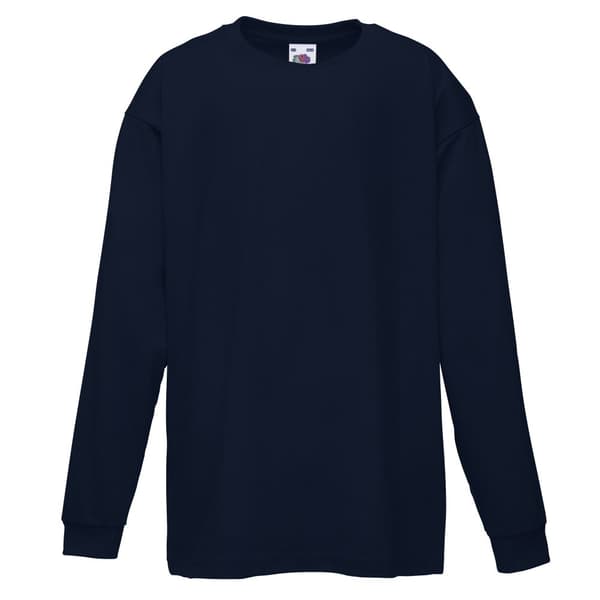 Fruit of the Loom Langærmet T-shirt med lange ærmer til børn (pakke med 2 stk.)