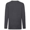 Miniatyrbillede 2 af 4: Fruit of the Loom Langærmet T-shirt med lange ærmer til børn (pakke med 2 stk.)