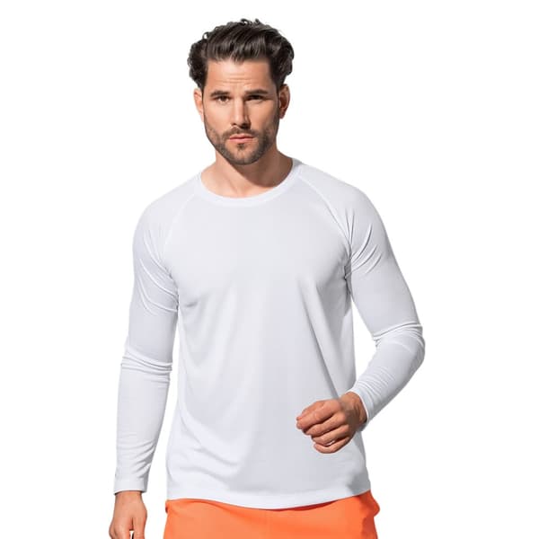 Stedman Mens Active 140 långärmad Tee för män