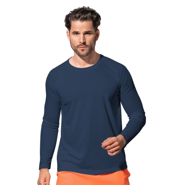 Stedman Mens Active 140 långärmad Tee för män
